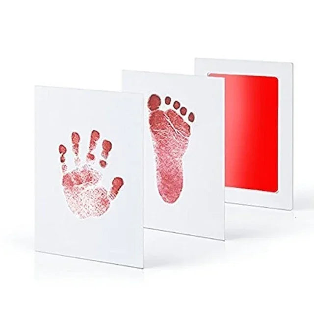 Newborn Baby Handprint and Footprint Kit | DIY Keepsake with Photo Frame – Safe & Clean Baby Shower Gift