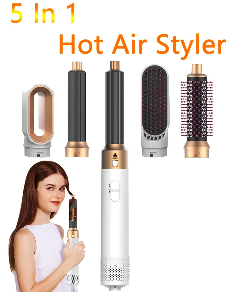 5-in-1 Professional Air Hair Styler | Curl, Straighten & Dry