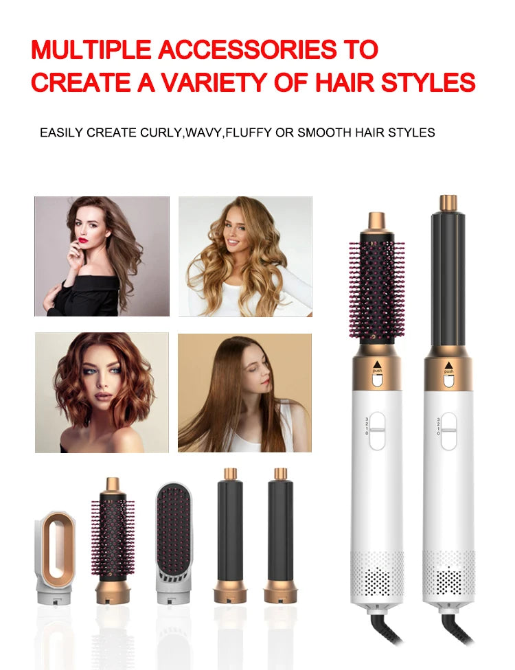 5-in-1 Professional Air Hair Styler | Curl, Straighten & Dry