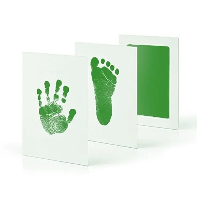 Newborn Baby Handprint and Footprint Kit | DIY Keepsake with Photo Frame – Safe & Clean Baby Shower Gift