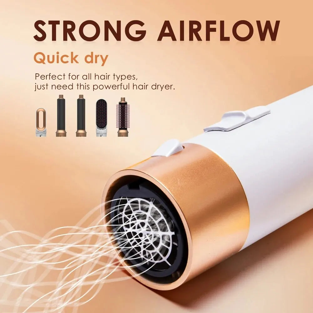 5-in-1 Professional Air Hair Styler | Curl, Straighten & Dry