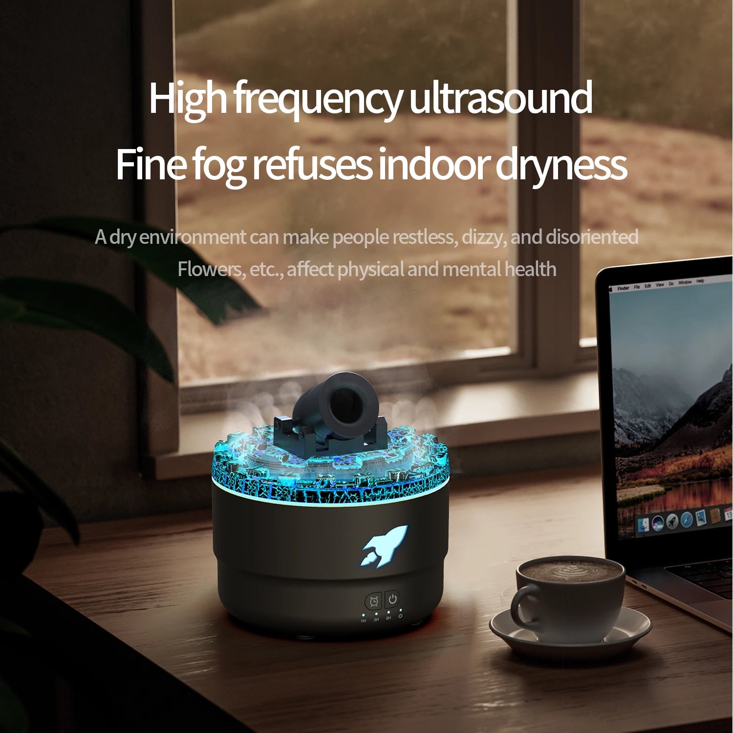 Simulated Artillery Fire Essential Oil Diffuser Aromatherapy Air Humidifier Home Room Small Fragrance Aroma Humidifier Diffuser